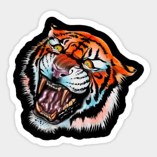 Tora: Japanese tiger Sticker